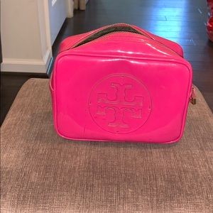 Tory Burch Leather Cosmetic Bag